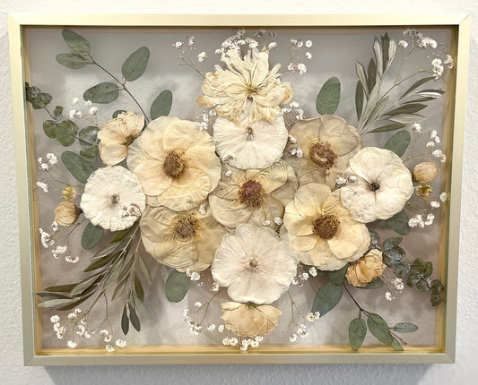 Gold Metal Pressed Frame