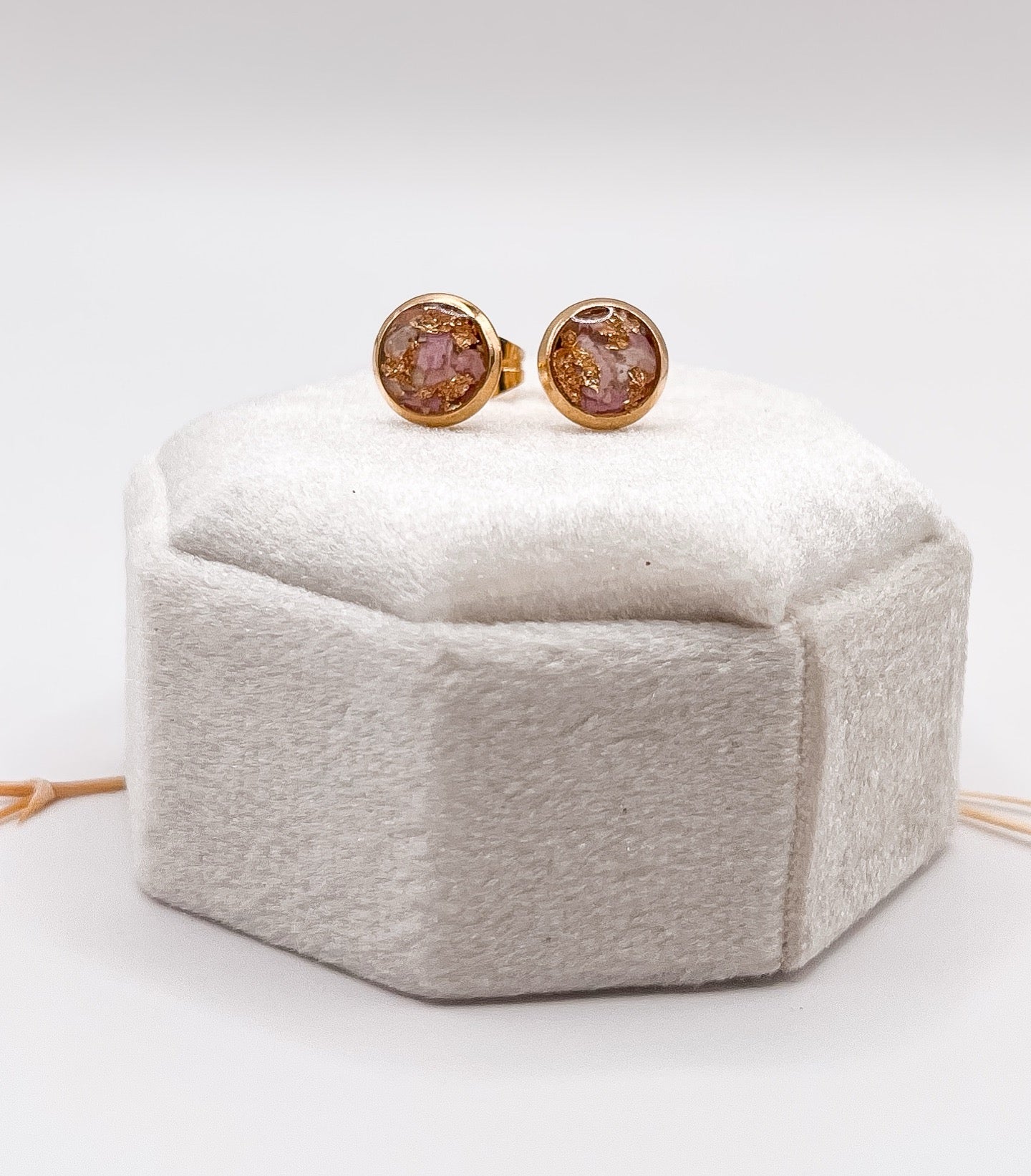 Round Stud Earrings