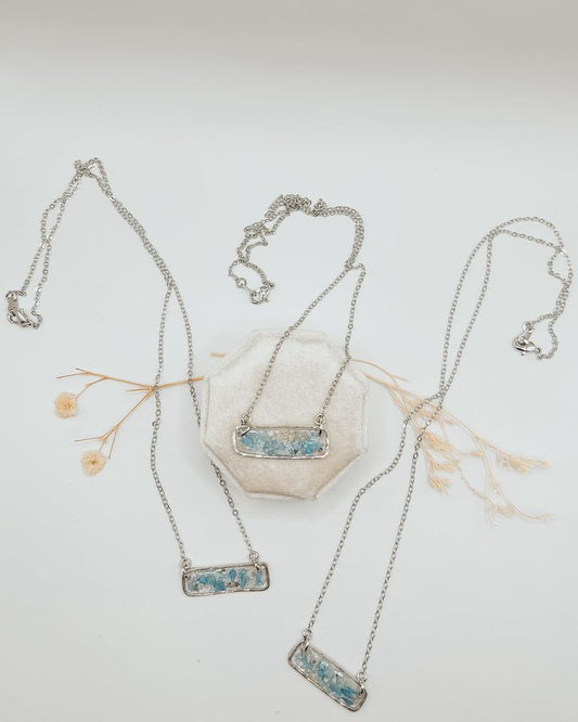 Rectangle Bezel Necklace