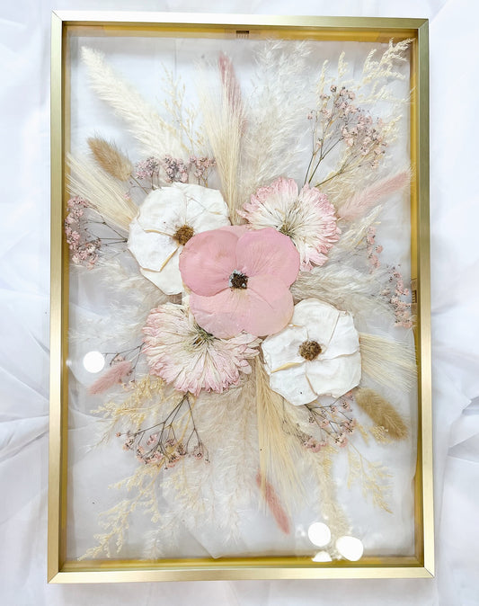 Gold Metal Pressed Frame