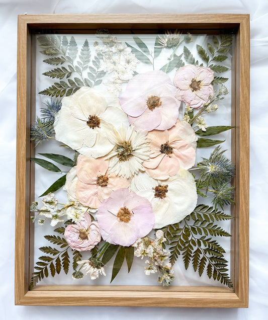 Natural Wood Pressed Flower Frame
