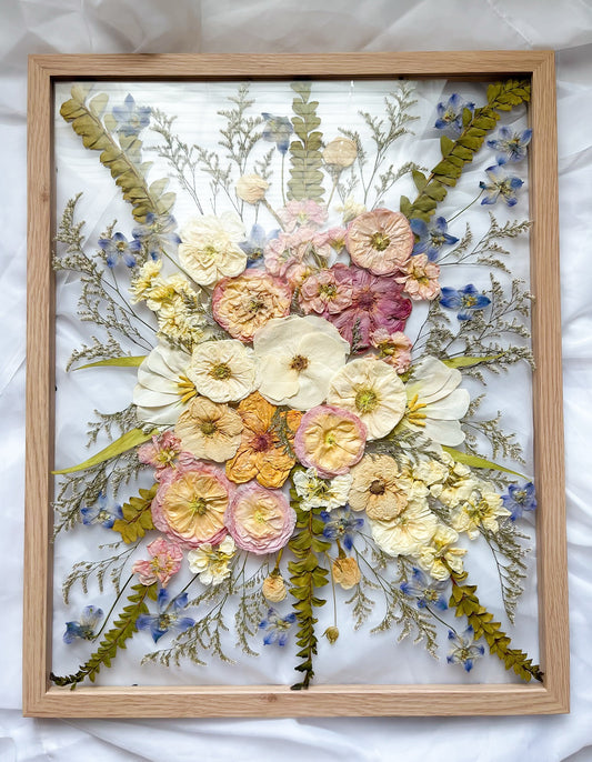 Natural Wood Pressed Flower Frame