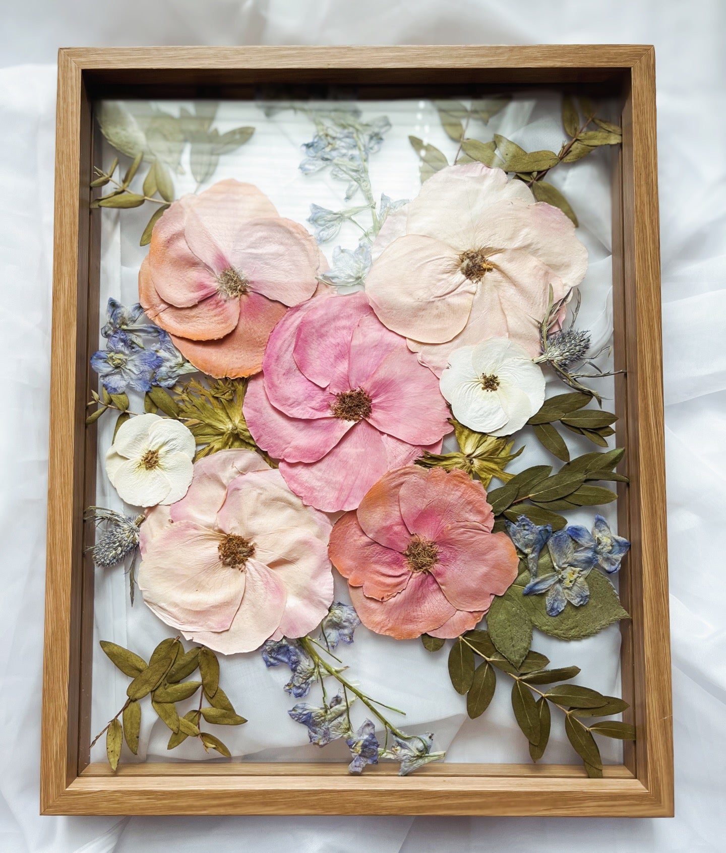 Natural Wood Pressed Flower Frame