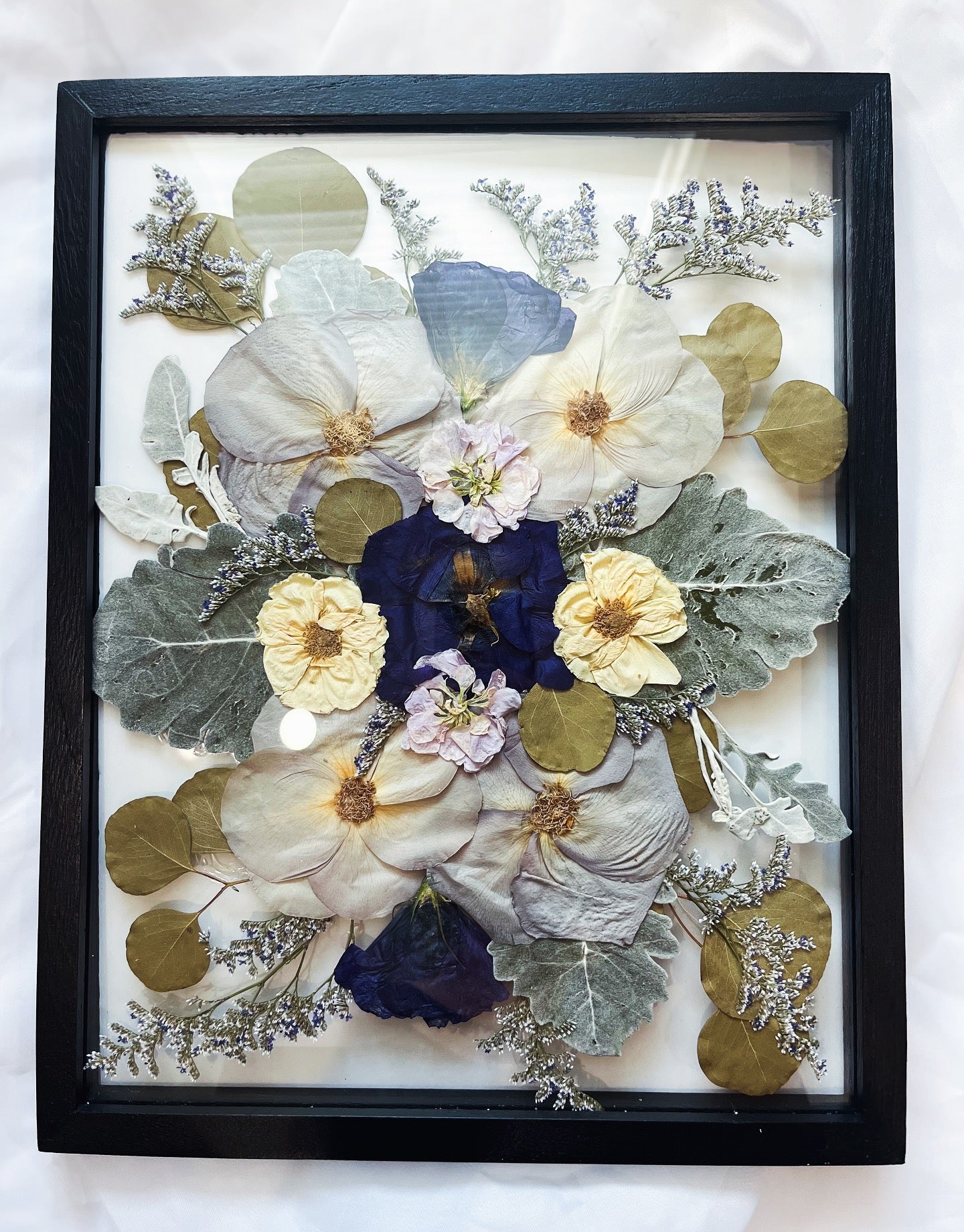 Black Wood Pressed Flower Frame