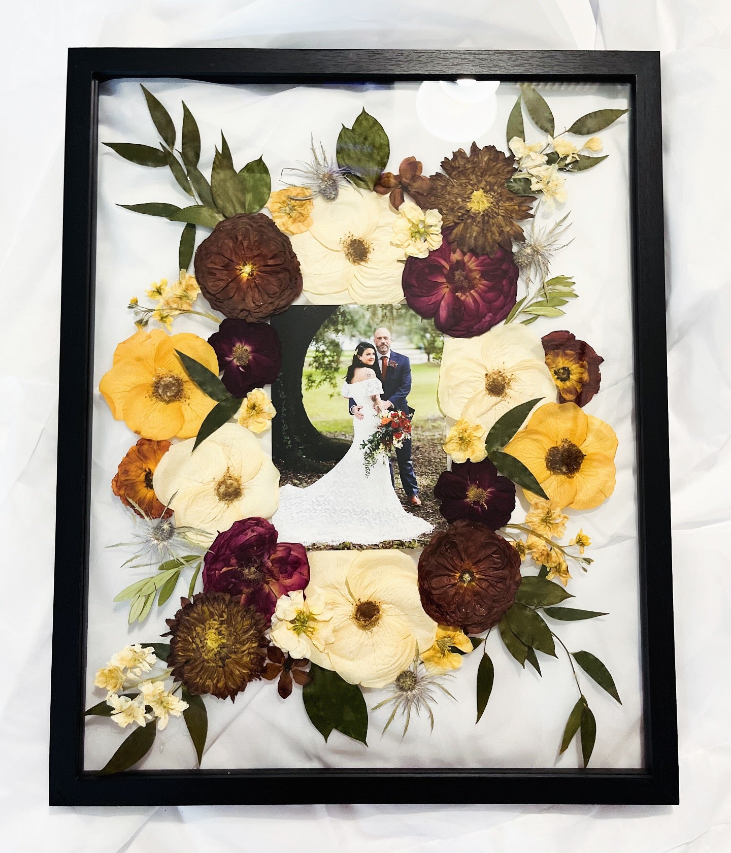 Black Wood Pressed Flower Frame