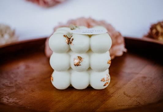 Rose Gold Flake Bubble